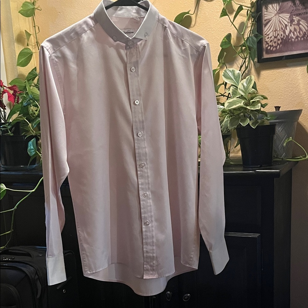 Dolce & Gabbana Light Pink Dress Shirt